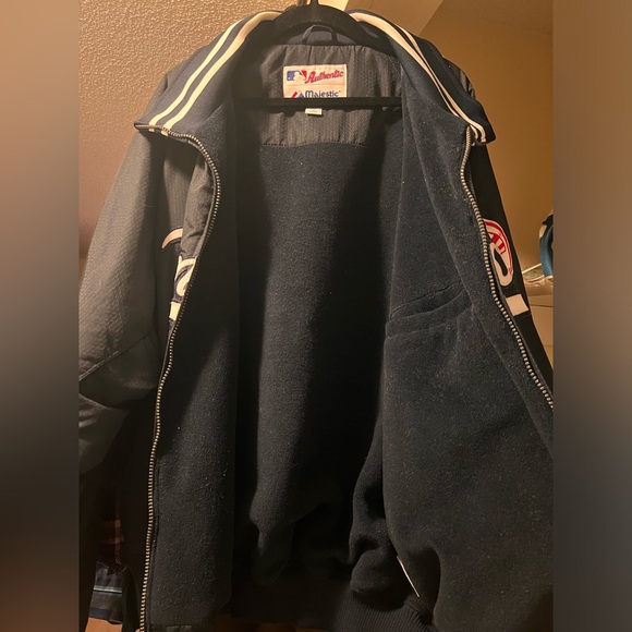 Vintage Majestic Authentic Collection New York Yankees satin bomber jacket - Picture 3 of 8